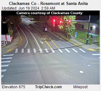 Traffic Cam Clackamas Co - Rosemont at Santa Anita